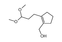 [2-(3,3-dimethoxypropyl)cyclopenten-1-yl]methanol Structure