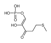 (2-hydroxy-5-methylsulfanyl-3-oxopent-1-enyl) dihydrogen phosphate Structure