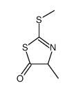 4-methyl-2-methylsulfanyl-4H-1,3-thiazol-5-one Structure