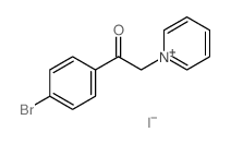 1-(4-bromophenyl)-2-pyridin-1-yl-ethanone结构式