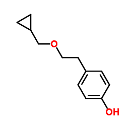 4-[2-(Cyclopropylmethoxy)ethyl]phenol structure