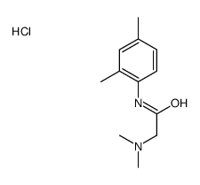 [2-(2,4-dimethylanilino)-2-oxoethyl]-dimethylazanium,chloride Structure