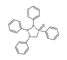 1,2,3,4-tetraphenyl-1-sulfanylidene-1λ5,2,3,4-tetraphospholane Structure