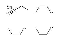 tributyl(but-1-ynyl)stannane Structure