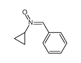 N-cyclopropyl-1-phenylmethanimine oxide结构式