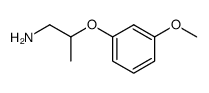 2-(3-methoxyphenoxy)propan-1-amine结构式