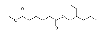 6-O-(2-ethylhexyl) 1-O-methyl hexanedioate Structure