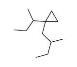 1-(2-Methylbutyl)-1-(1-methylpropyl)cyclopropane结构式