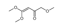 1,4,4-trimethoxy-but-3-en-2-one Structure