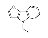 4-ethyl-4H-furo[3,2-b]indole Structure