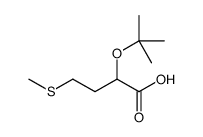 2-[(2-methylpropan-2-yl)oxy]-4-methylsulfanylbutanoic acid Structure