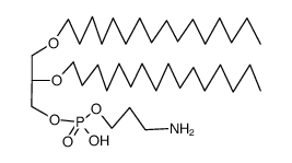 1,2-di-O-hexadecyl-rac-glycero-3-phosphonoxy propylamine Structure