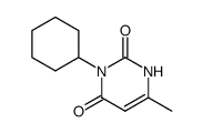 3-cyclohexyl-6-methyl-1H-pyrimidine-2,4-dione Structure