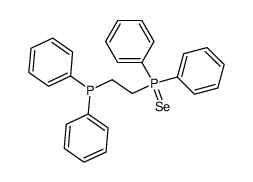 1-(diphenylphosphinoethyl)-2-diphenylphosphine selenide结构式