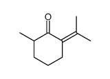 2-methyl-6-propan-2-ylidenecyclohexan-1-one Structure