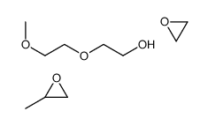 2-(2-methoxyethoxy)ethanol,2-methyloxirane,oxirane Structure