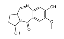 3,9-dihydroxy-2-methoxy-6a,7,8,9-tetrahydropyrrolo[2,1-c][1,4]benzodiazepin-11-one Structure