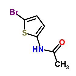 N-(5-Bromothiophen-2-yl)acetamide structure