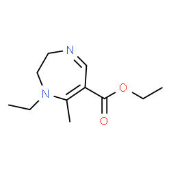 1H-1,4-Diazepine-6-carboxylicacid,1-ethyl-2,3-dihydro-7-methyl-,ethylester(9CI)结构式