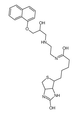 biotin-propranolol analogue structure