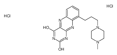 9-[3-(4-methylpiperazin-1-yl)propyl]-1H-benzo[g]pteridine-2,4-dione,dihydrochloride Structure