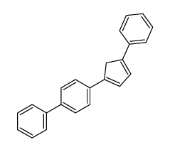 1-phenyl-4-(4-phenyl-1-cyclopenta-1,3-dienyl)benzene结构式