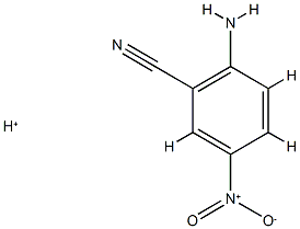 Benzonitrile,2-amino-5-nitro-,conjugate monoacid (9CI)结构式