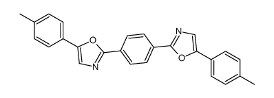 2,2'-(1,4-phenylene)bis[5-(4-methylphenyl)oxazole] Structure