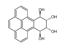 (9S,10R,11S,12R)-9,10,11,12-Tetrahydro-benzo[e]pyrene-9,10,11,12-tetraol结构式