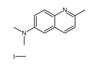 N,N,2-trimethylquinolin-6-amine, compound with iodomethane (1:1) Structure