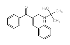 1,3-diphenyl-2-[(tert-butylamino)methyl]prop-2-en-1-one Structure