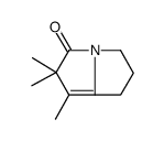 3H-Pyrrolizin-3-one,2,5,6,7-tetrahydro-1,2,2-trimethyl-(9CI)结构式