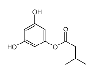 (3,5-dihydroxyphenyl) 3-methylbutanoate结构式