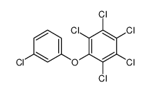 1,2,3,4,5-pentachloro-6-(3-chlorophenoxy)benzene结构式