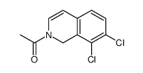 1-(7,8-Dichloroisoquinolin-2(1H)-yl)ethan-1-one结构式
