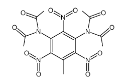 3,5-Bis(diacetylamino)-2,4,6-trinitrotoluene结构式