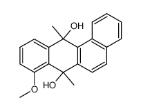 7,12-Dihydro-7,12-dihydroxy-8-methoxy-7,12-dimethylbenz[a]anthracene结构式