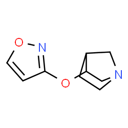 1-Azabicyclo[2.2.1]heptane,3-(3-isoxazolyloxy)-,endo-(9CI) Structure