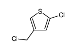 2-chloro-4-(chloromethyl)thiophene结构式