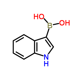 吲哚-3-硼酸结构式