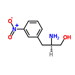 (2R)-2-Amino-3-(3-nitrophenyl)-1-propanol结构式