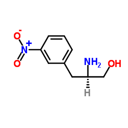 (2R)-2-Amino-3-(3-nitrophenyl)-1-propanol Structure