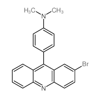 4-(2-bromoacridin-9-yl)-N,N-dimethyl-aniline结构式