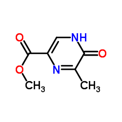 6-甲基-5-氧代-4,5-二氢吡嗪-2-羧酸甲酯结构式