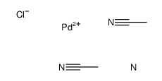 bis(acetonitrile)chloronitrilepalladium(II)结构式