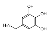 1,2,3-Benzenetriol, 5-(aminomethyl)-结构式