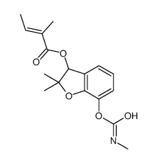 3-hydroxycarbofuran angelate structure