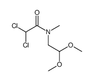 2,2-dichloro-N-(2,2-dimethoxyethyl)-N-methylacetamide结构式