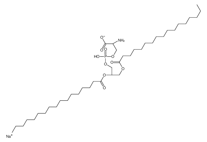1,2-diheptadecanoyl-sn-glycero-3-phospho-L-serine (sodium salt) Structure