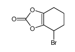 4-bromo-4,5,6,7-tetrahydro-1,3-benzodioxol-2-one Structure